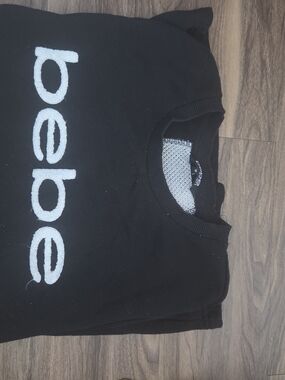 Wemons Bebe Black Sweatshirt with White Logo